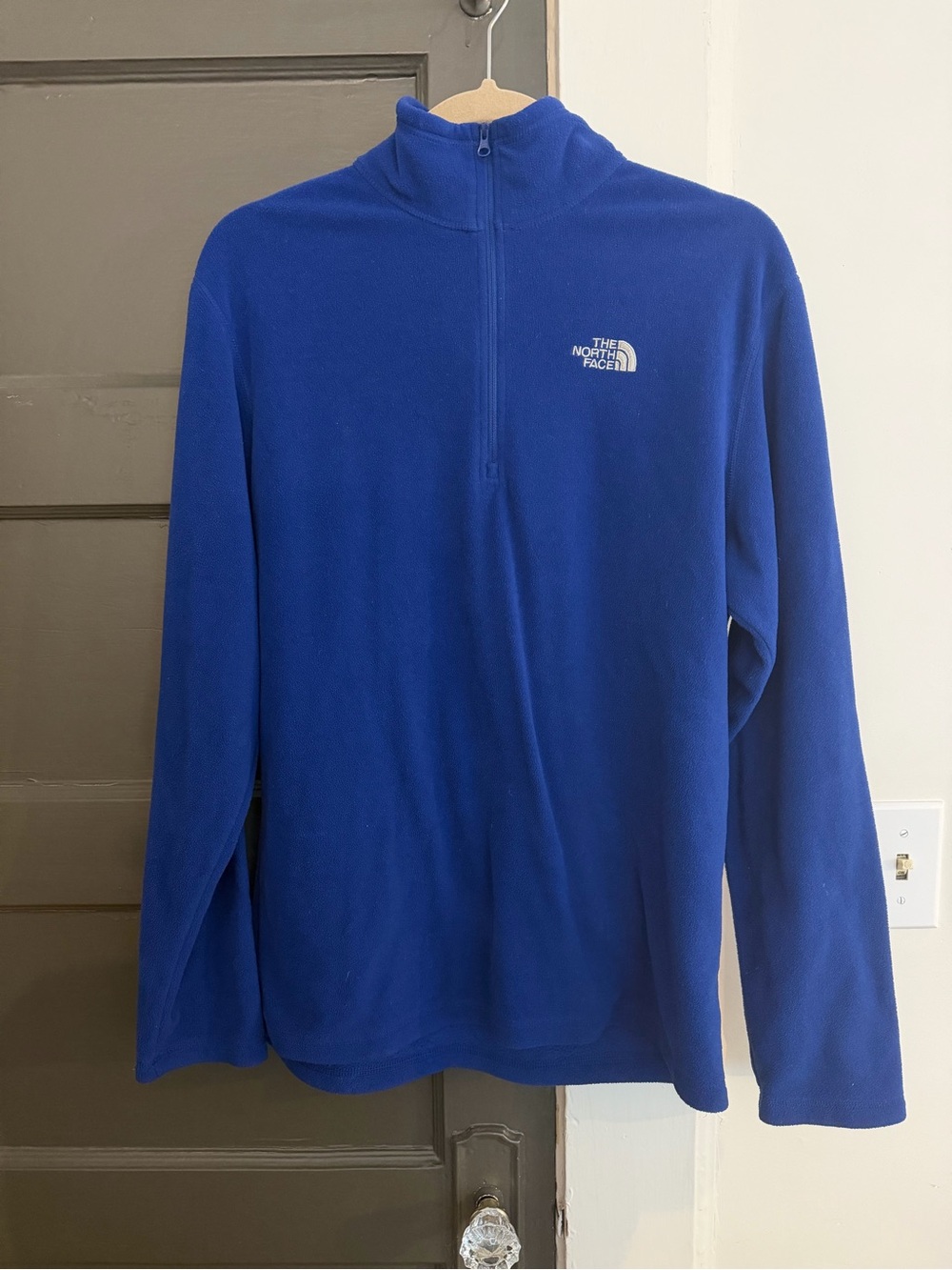 North Face Blue Fleece 1/4 Zip